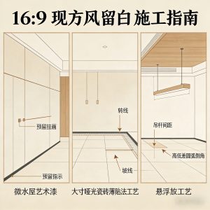 现代东方风「留白」施工指南：墙面、地面、吊顶的极简工艺与风水避坑