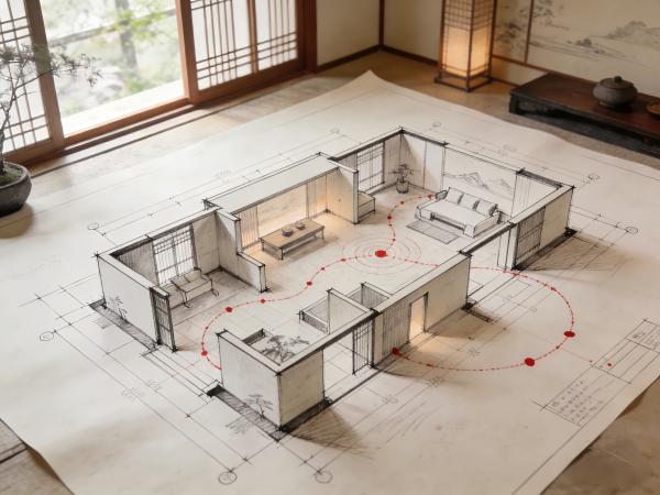 伍拾一隅设计图纸展示